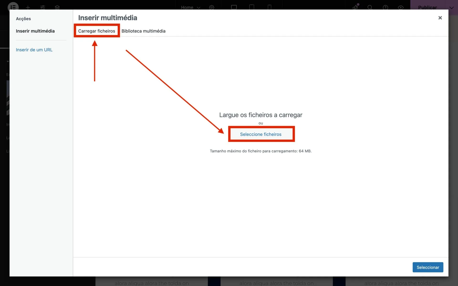 Como posso editar / acrescentar conteúdo
