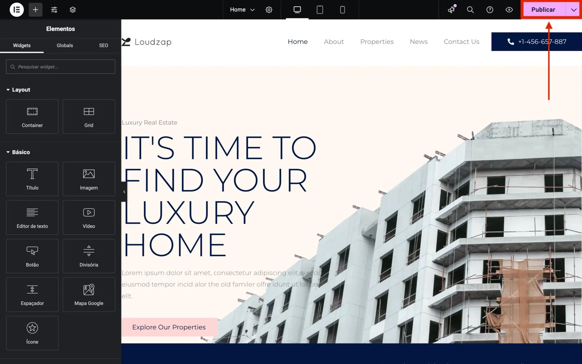 Como posso editar / acrescentar conteúdo
