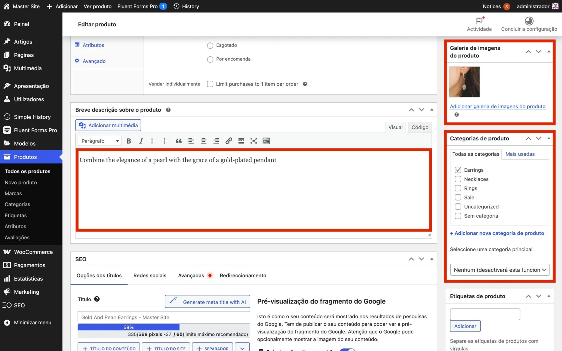 Como acrescentar produto